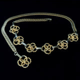 YSL Chain Belt vintage 1970s - Rhinestone Rosie