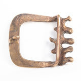 Jack Boyd Studio Bronze Brutalist Set Vintage - Necklace - Bracelet - Buckle  - Rhinestone Rosie