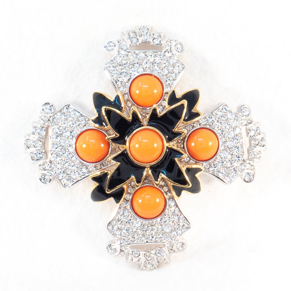 ヴィンテージ BALMAIN 希少 セットジュエリー エンブレム 818 K18 ハワイアンジュエリー ネックレス GOLD オープンハート プルメリア