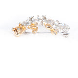 Lizard and Turtle Crystal Rhinestone Brooches vintage unsigned Reja- Rhinestone Rosie