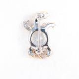 Lizard and Turtle Crystal Rhinestone Brooches vintage unsigned Reja- Rhinestone Rosie