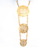 Alexis Kirk Medallion Necklace vintage - Rhinestone Rosie