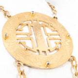 Alexis Kirk Medallion Necklace vintage - Rhinestone Rosie
