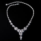 Bogoff Blue Rhinestone Necklace vintage - Rhinestone Rosie