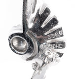 Boucher Rhinestone Wing Earrings 3380 vintage - Rhinestone Rosie