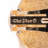 Christian Dior Logo Earrings vintage - Rhinestone Rosie