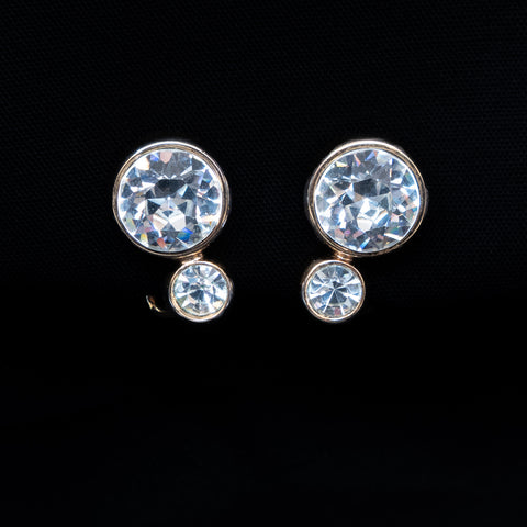 Christian Dior Rhinestone Earrings