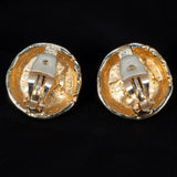 Ciner Pearl Earrings vintage - Rhinestone Rosie