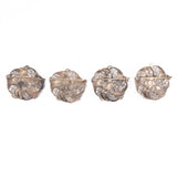 Cini Flower Brooches_Set of 4 _sterling silver vintage - Rhinestone Rosie
