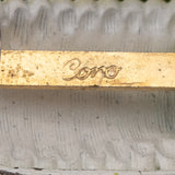 Coro Corn Brooch vintage - Rhinestone Rosie