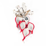 Coro Radish Brooch vintage - Rhinestone Rosie