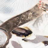 Coro Radish Brooch vintage - Rhinestone Rosie