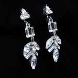 Coro Rhinestone Dangle Earrings vintage - Rhinestone Rosie