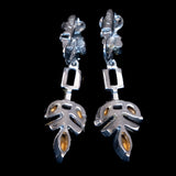 Coro Rhinestone Dangle Earrings vintage - Rhinestone Rosie
