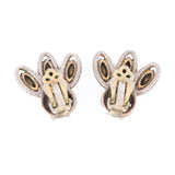 Elsa Schiaparelli Purple Rhinestone Earrings vintage - Rhinestone Rosie