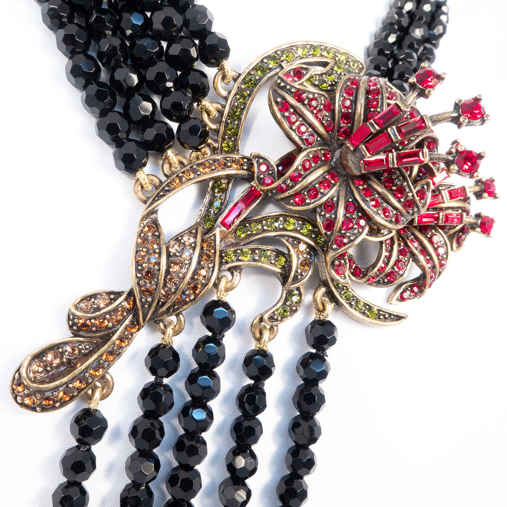 Heidi Daus Flower Trembler Necklace – Rhinestone Rosie