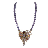 Heidi Daus Flower Necklace vintage - Rhinestone Rosie