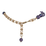 Heidi Daus Flower Necklace vintage - Rhinestone Rosie