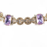 Heidi Daus Aurora Borealis Necklace / Bracelet Convertible Set - Rhinestone Rosie