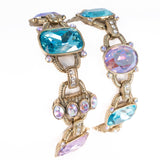 Heidi Daus Aurora Borealis Necklace / Bracelet Convertible Set - Rhinestone Rosie