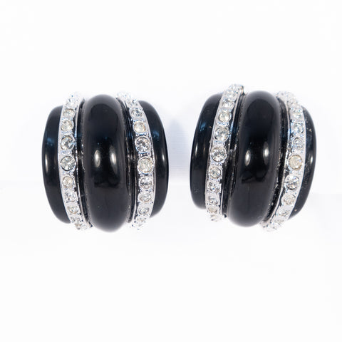 Kenneth Jay Lane Black Earrings