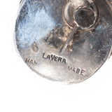 Angel Porcelain Earrings with Sterling Filigree vintage - Rhinestone Rosie