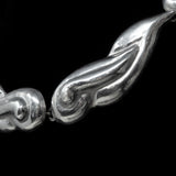 LICO Sterling Silver Link Necklace vintage - Rhinestone Rosie