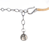Organic Petroglyph Sterling Necklace by Mummy's Bundle from Mary and Doug Hancock vintage - Rhinestone Rosie