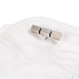 Sterling Silver Bar Cuff Links by N E From vintage - Rhinestone Rosie