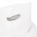 Sterling Silver Bar Cuff Links by N E From vintage - Rhinestone Rosie