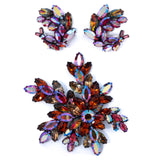 Regency Jewels Aurora Borealis Brooch vintage - Rhinestone Rosie
