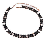 Renoir Copper 'Firefly' Necklace vintage - Rhinestone Rosie