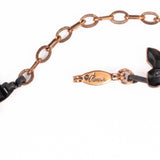 Renoir Copper 'Firefly' Necklace vintage - Rhinestone Rosie