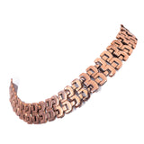 Renoir Copper Link Necklace vintage - Rhinestone Rosie