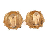 Renoir Sauteur Golden Glow Ball Earrings vintage - Rhinestone Rosie