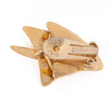 Renoir Sauteur Golden Glow Earrings vintage - Rhinestone Rosie
