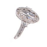 Tacori IV Sterling Silver Cubic Zirconia Ring vintage - Rhinestone Rosie