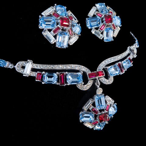 Trifari Necklace and Earring Set