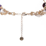 Trifari Cabochon Two Strand Necklace vintage - Rhinestone Rosie