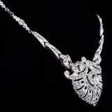 Trifari Rhinestone Necklace vintage - Rhinestone Rosie