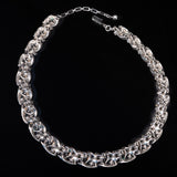 Trifari Silvertone Rhinestone Necklace vintage - Rhinestone Rosie