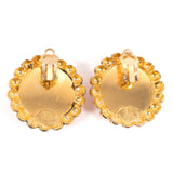 Red Earrings by Emanuel Ungaro vintage - Rhinestone Rosie