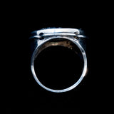 Silver Acorn Ring vintage - Rhinestone Rosie