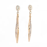 Alexis Bittar Solanales Double Hoop Earrings vintage - Rhinestone Rosie
