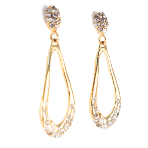 Alexis Bittar Rhinestone Dangle  Earrings
