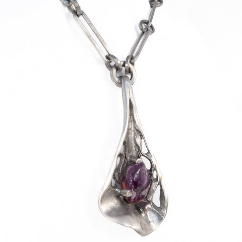 Amethyst Necklace by Lysgards Design