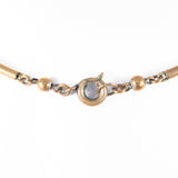 Machine Age Art Deco Necklace Galalith Jakob Bengel vintage - Rhinestone Rosie