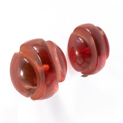 Translucent Bakelite Earrings