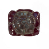 Bakelite Flower Ring translucent vintage - Rhinestone Rosie