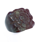 Bakelite Flower Ring translucent vintage - Rhinestone Rosie
